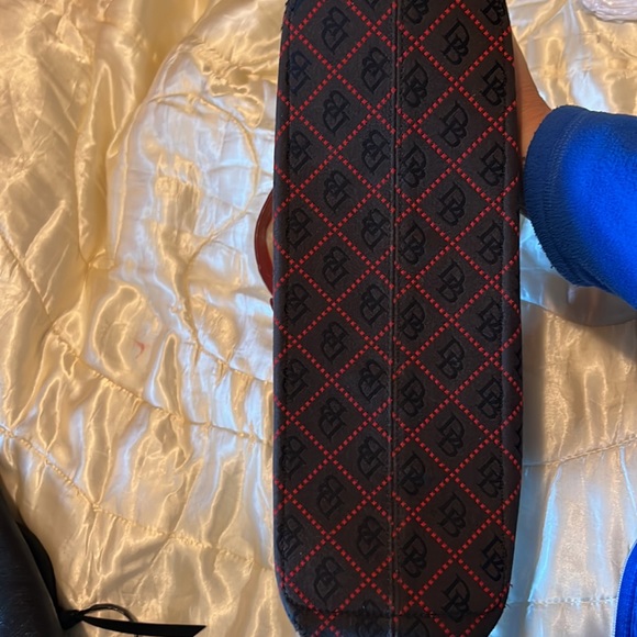 DOONEY & BOURKE Logo Fabric Hobo Bag w/ Silver Tone Hardward - Picture 8 of 12